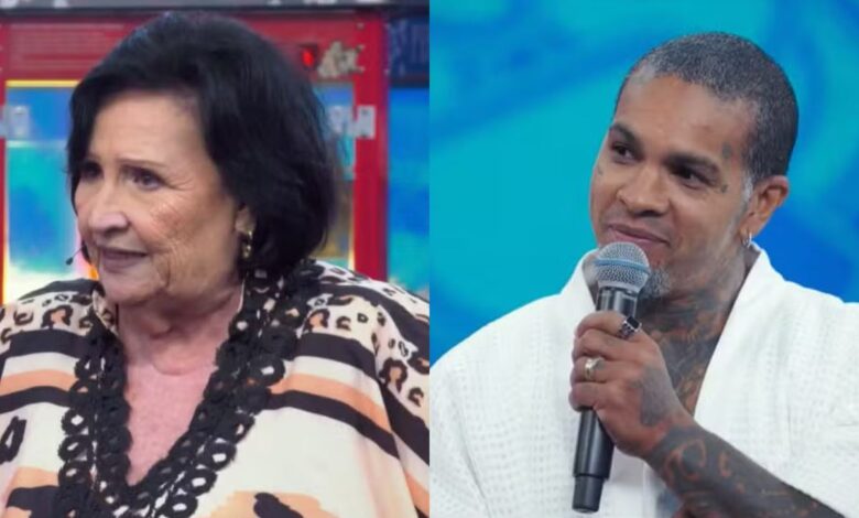 Domingão: Dona Déa alfineta Rodriguinho por falas sobre Yasmin Brunet no BBB 24