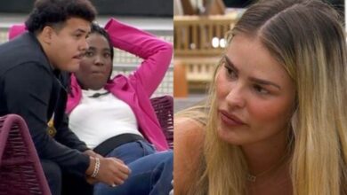 Leidy e Lucas celebram amizade com Yasmin Brunet no BBB 24 sem saber de “cancelamento”