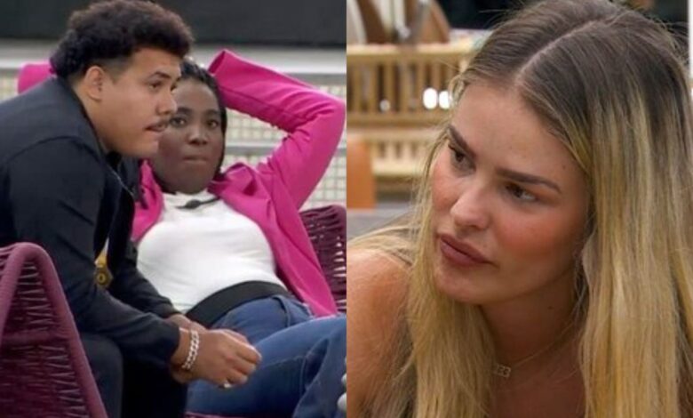 Leidy e Lucas celebram amizade com Yasmin Brunet no BBB 24 sem saber de “cancelamento”