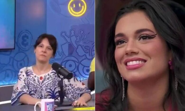 BBB 24: Convidada do mesacast, Mariana Cabral xinga Alane com palavra ofensiva: “Vagabun…”