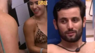 BBB 24: Matteus dá o que falar ao ajudar Isabelle no chuveiro – vídeo