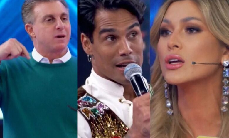 Luciano Huck interrompe Lívia Andrade e a critica por insinuar clima entre Micael e professora; ator é casado