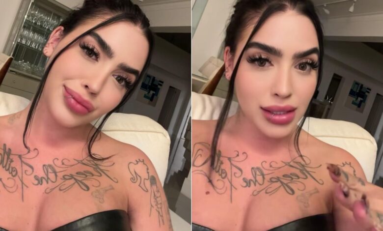 Mirella se irrita ao ser acusada de postar fotos antigas e dispara: “Preconceituoso”