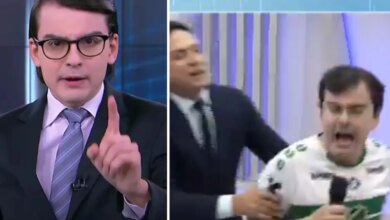 Vídeo: Dudu Camargo é expulso de programa ao vivo após ‘invadir’ estúdio e detonar a cantora Madonna