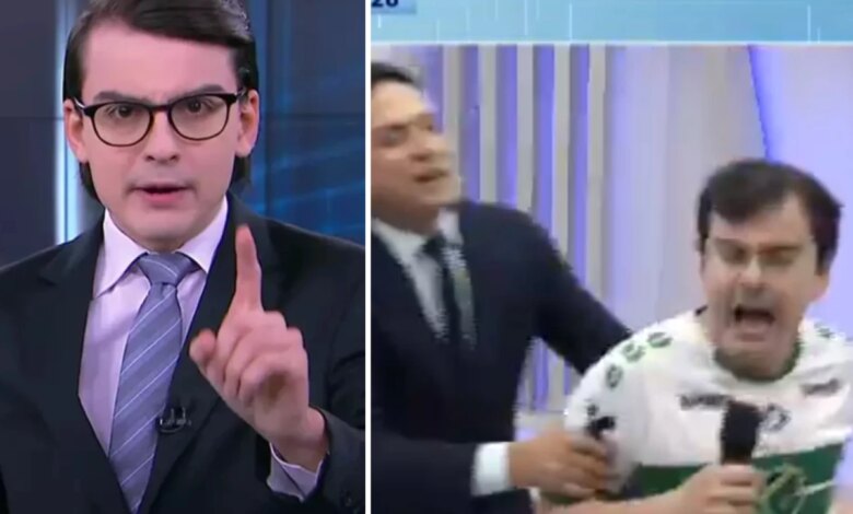 Vídeo: Dudu Camargo é expulso de programa ao vivo após ‘invadir’ estúdio e detonar a cantora Madonna