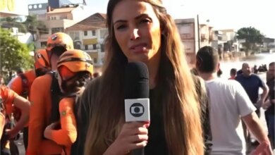 Vídeo: Patrícia Poeta deixa o estúdio do Encontro, ‘encara’ enchente e inicia o programa com triste notícia