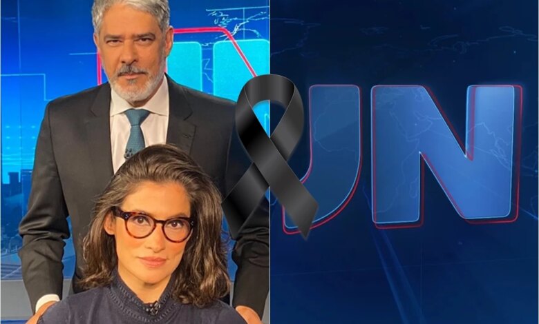 Renata e Bonner dão triste noticia ao vivo na Globo e Jornal Nacional impacta o Brasil com luto