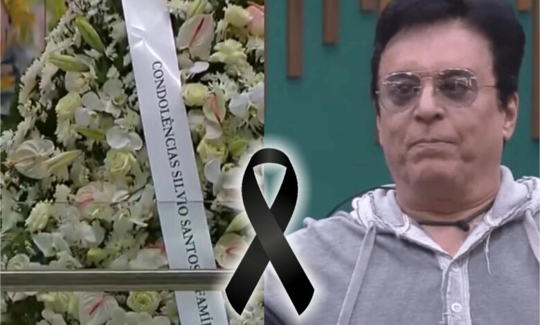 Vídeo: Silvio Santos envia coroa de flores para velório de Nahim; cantor foi encontrado sem vida em sua casa