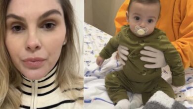 Bárbara Evans desaba em meio à internação do filho: ‘Não aguento mais ele sofrendo’