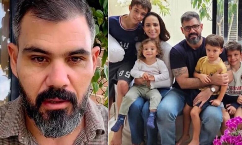 Vídeo: Juliano Cazarré revela não ser pai biológico de um dos filhos e expõe o que a esposa sofreu no passado