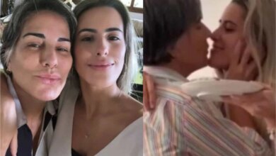 Após vídeo da atriz Gloria Pires beijando a filha na boca viralizar, Antônia divulga foto