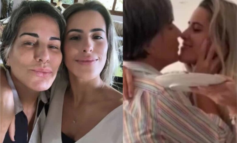 Após vídeo da atriz Gloria Pires beijando a filha na boca viralizar, Antônia divulga foto