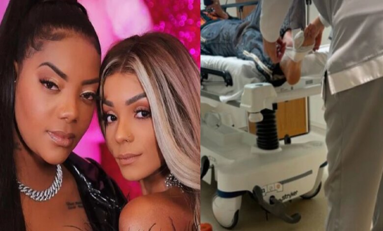 Ludmilla se acidenta e precisa ser levada a hospital; esposa conta o que aconteceu