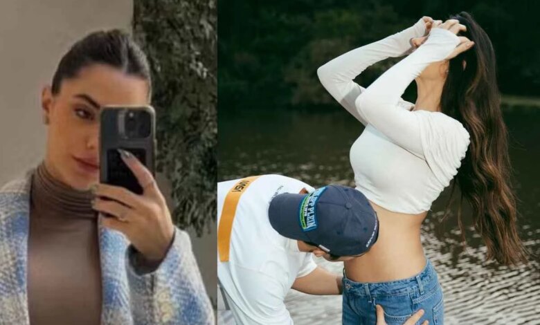 Jade Magalhães posta foto e fãs garantem ter descoberto o sexo do bebê que ela gera de Luan Santana