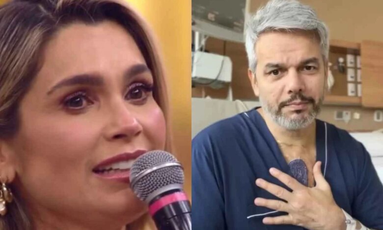 Flávia Alessandra mostra a verdade por trás do quadro de saúde de Otaviano Costa, que foi operado às pressas