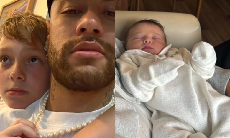 Reação de Davi Lucca após nascimento de Helena, caçula de Neymar, chama atenção da web: ‘a cara’