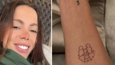 Anitta revela significado profundo de nova tatuagem: ‘Como vocês são doidos às vezes, né?’