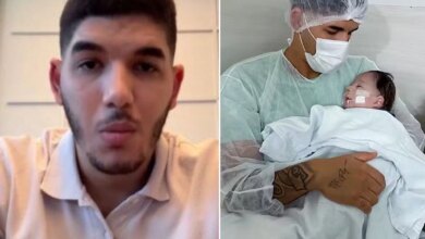 Zé Vaqueiro é amparado após desabafo sobre o falecimento do filho de 11 meses: ‘Era um anjinho’