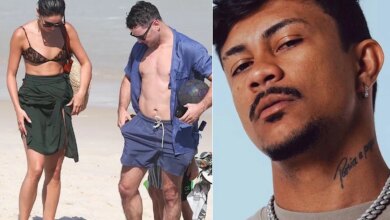 Sophie Charlotte é flagrada em praia com o ex-marido e Xamã toma atitude envolvendo a atriz no mesmo dia