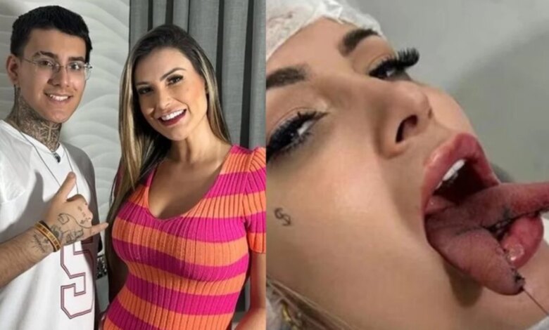 Filho de Andressa Urach não deixa pedra sobre pedra após mãe dividir a língua: ‘É uma questão de…’